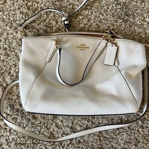 White coach crossbody